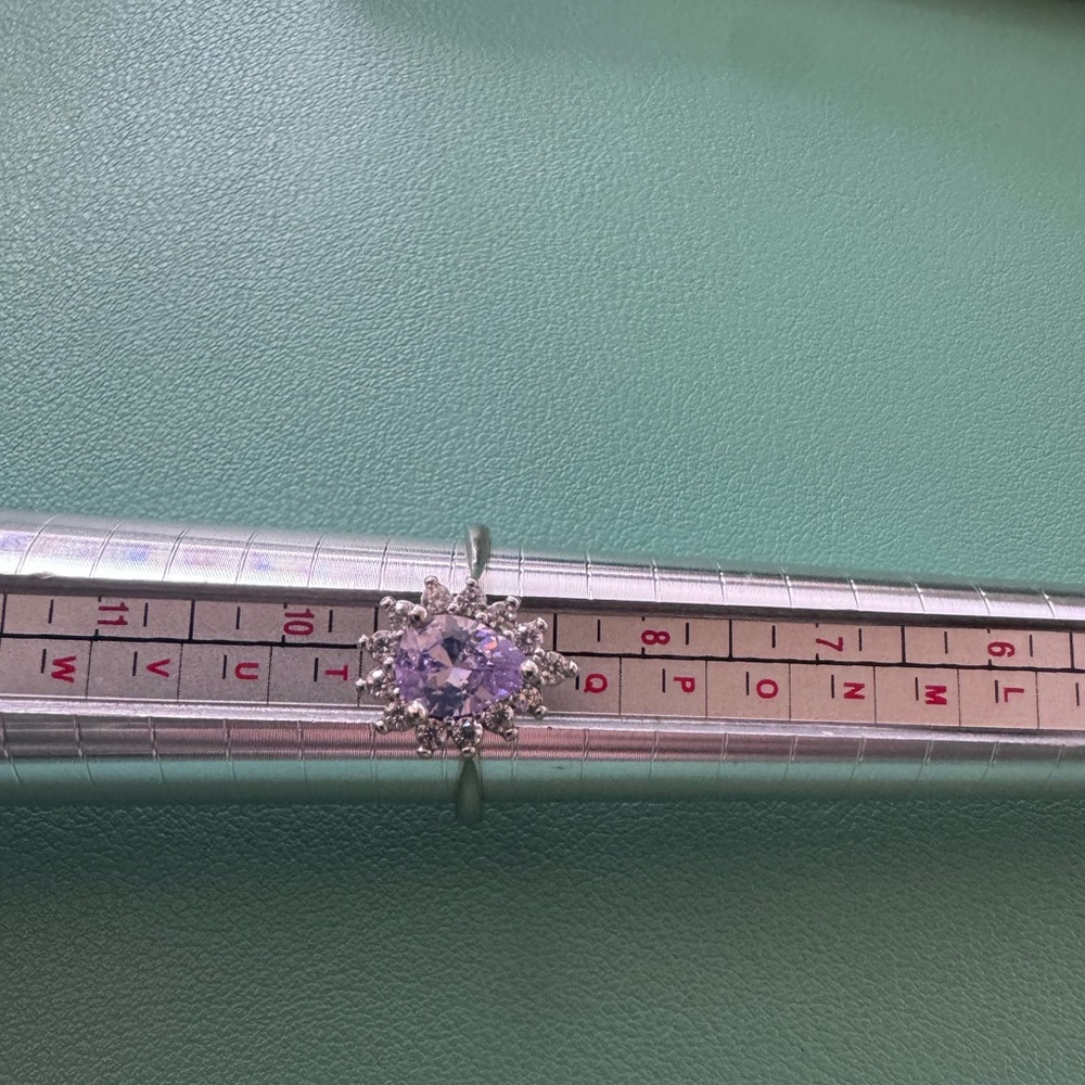 Fragrant Jewels Purple and Silver NWOT Ring Size 9